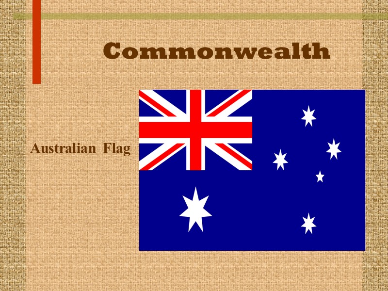 Commonwealth Australian Flag